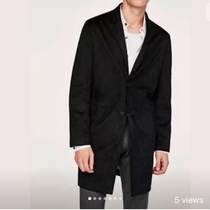 Zara Men’s Faux Suede Spring/Fall Coat